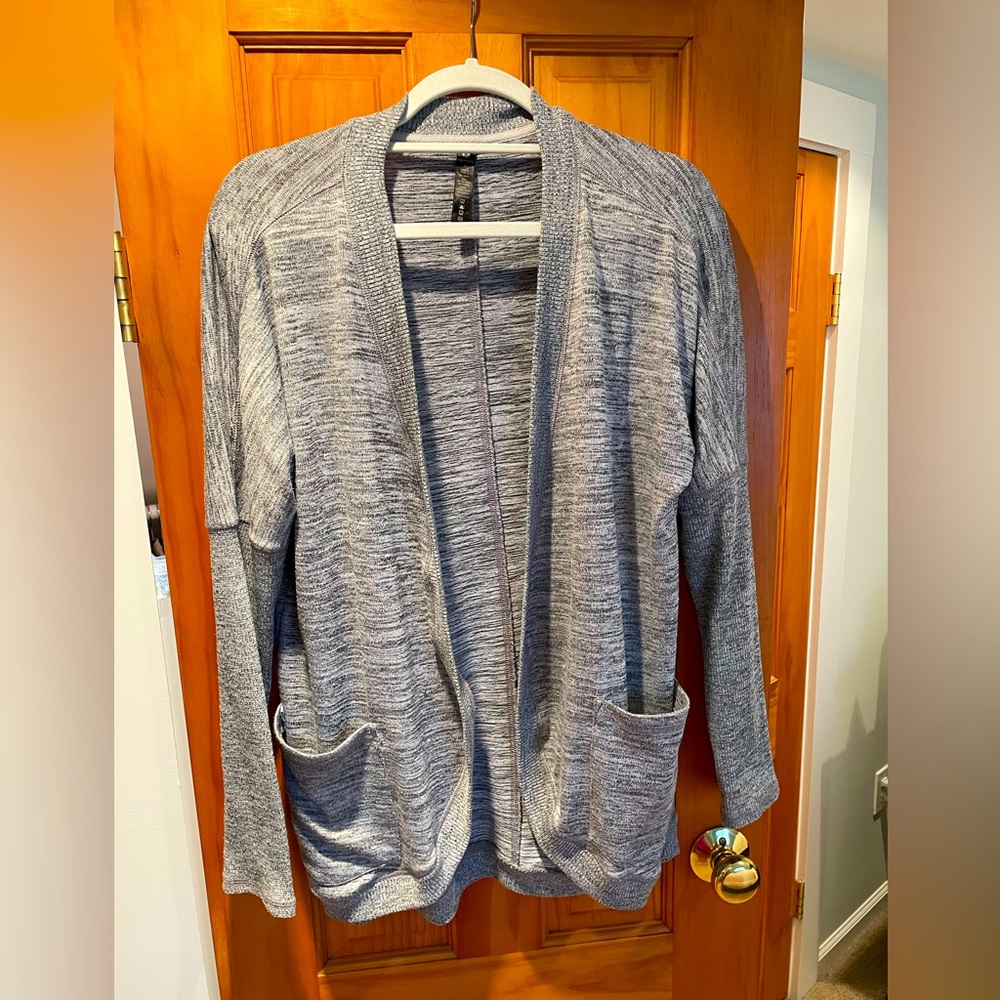 90 Degrees by Reflex Yoga Jacket, Medium, Gray